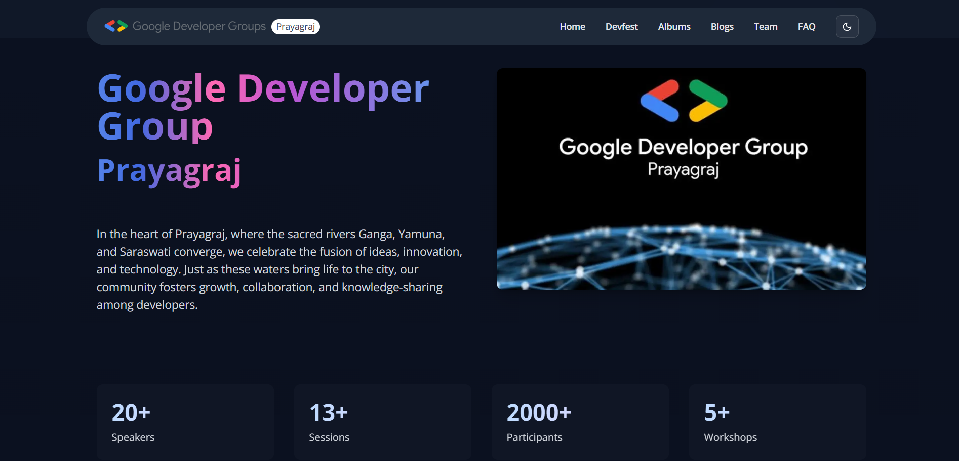 GDG Prayagraj Website